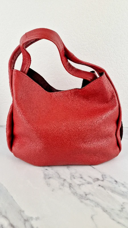 Minimalist Leather Bag For Modern Aesthetics Coach 1941 Bandit Hobo 39 Bag in Washed Red Pebble Leather - 2 in 1 handbag - Coach 86760 Minimalist Leather Bag For Modern Aesthetics Coach 1941 Bandit Hobo 39 Bag in Washed Red Pebble Leather - 2 in 1 handbag - Coach 86760