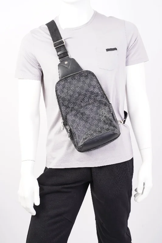 Limited-Time Offers On Trendy And Stylish Bags Louis Vuitton Avenue Sling Bag Damier Graphite / Black Coated Canvas