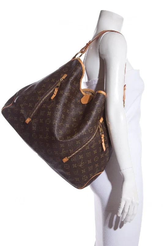 Bold And Flash-Sale Bags Louis Vuitton Brown Monogram Zipper Detail Hobo