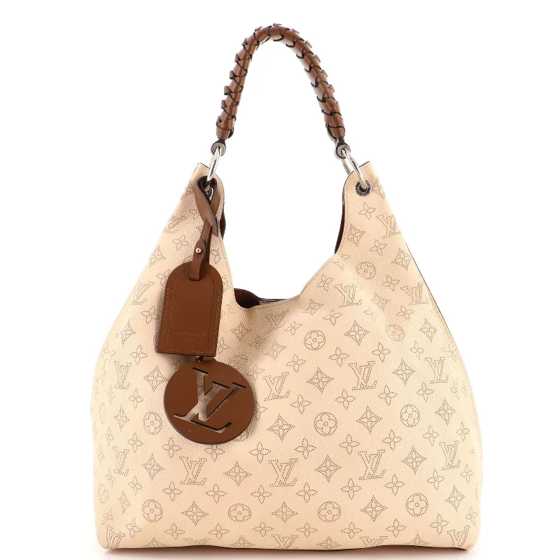 Spacious And Discounted Bags LOUIS VUITTON CARMEL MAHINA HOBO BAG