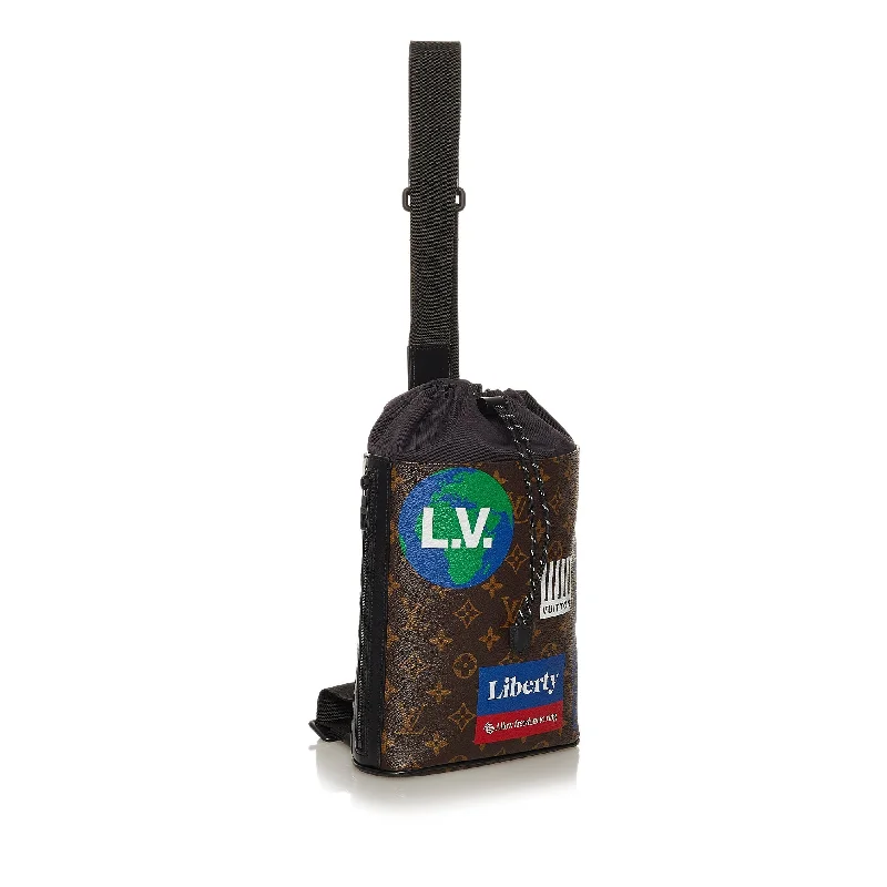Flash Sales On Premium And High-Quality Bags Louis Vuitton Chalk Sling Bag Printed Monogram Canvas