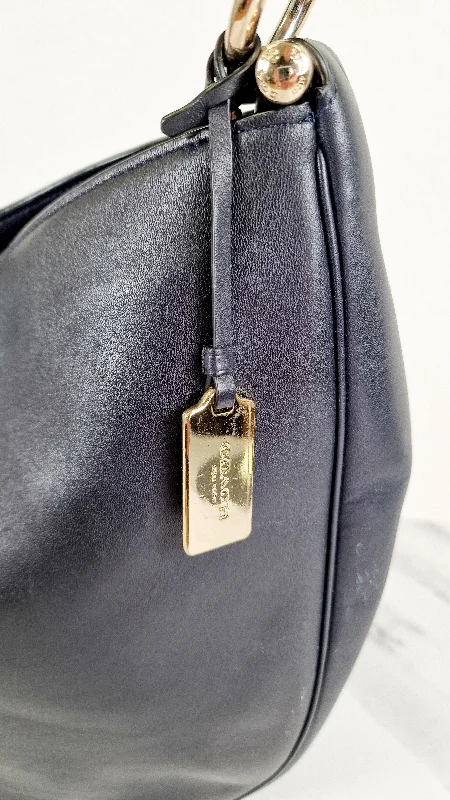 Seasonal Sale Bags Coach Mae Hobo Shoulder Bag in Navy Blue Smooth Leather - Coach 36026