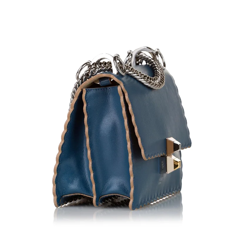 Flash Sale On Premium Bags Fendi Kan I Leather Crossbody Bag (SHG-31451)