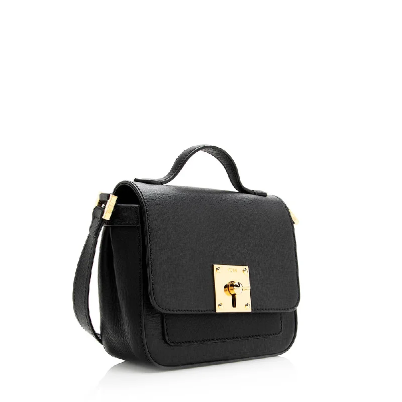 Cyber Monday Discounts On Bags Fendi Leather Borsa Mini Crossbody Bag (SHF-19852)