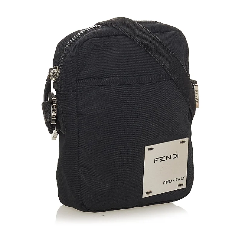 Limited Edition Bags For Collectors Fendi Nylon Crossbody Bag (SHG-27765)