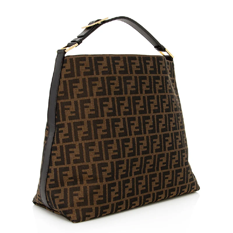 Trendy Bags For Women And Men In 2025 Fendi Zucchino Large Hobo (SHF-19755)