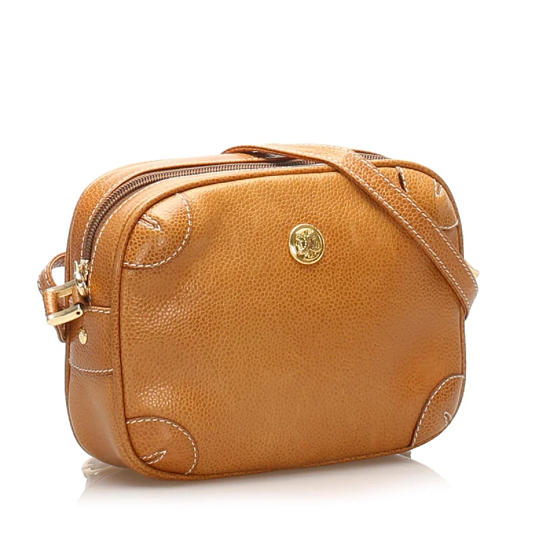 Tote Bag For Everyday Use Fendi Selleria Leather Crossbody Bag (SHG-11835)