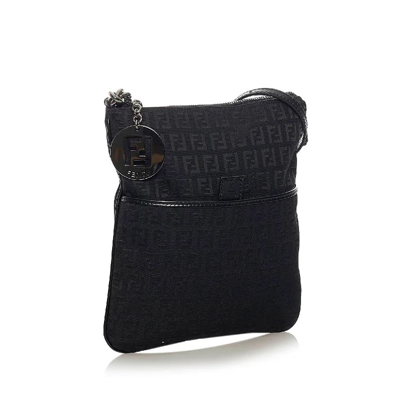 High-Quality Bags On Flash Sale Fendi Zucchino Canvas Crossbody Bag (SHG-29216)
