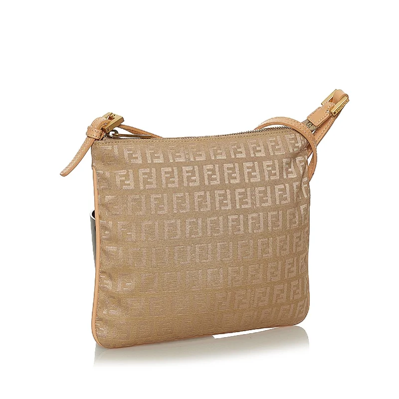 Trendy Bags For Sales Fendi Zucchino Canvas Crossbody Bag (SHG-36068)