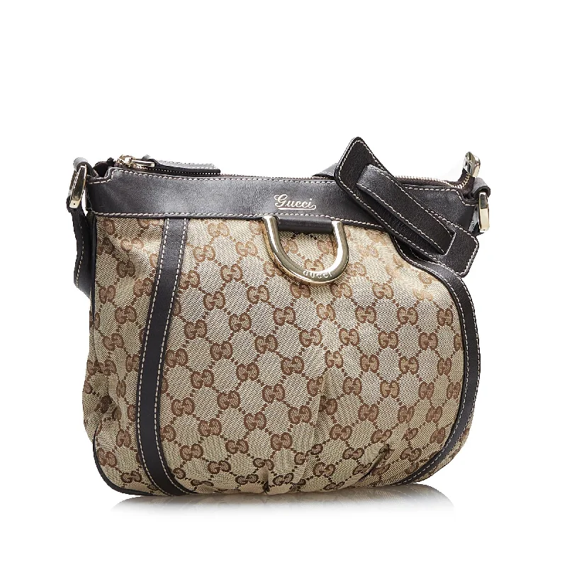 Spacious Bags With Holiday Promotions Gucci Abbey GG Canvas Crossbody (SHG-biYosl)