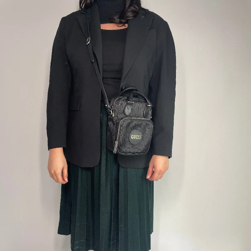 Cozy Handbags With Clearance Prices Gucci Black Canvas Off The Grid Crossbody Bag
