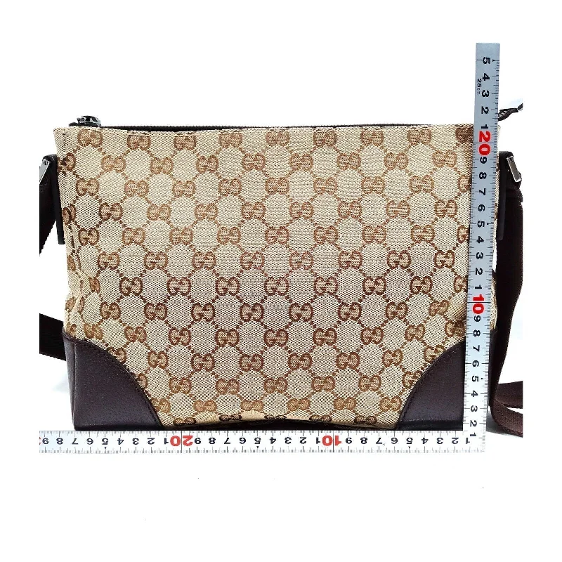 Stylish And Affordable Bags For Every Occasion Gucci Brown Canvas Crossbody Bag