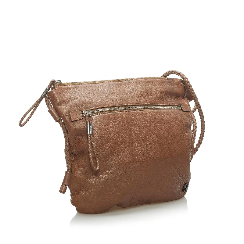 Limited-Time Offers On Trendy And Stylish Bags Gucci Double G Braided Strap Leather Crossbody Bag (SHG-deDhdC)