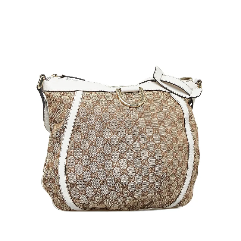 Festival Bags For Concerts And Events Gucci GG Canvas Abbey D Ring Crossbody Bag (SHG-E8Ihbs)