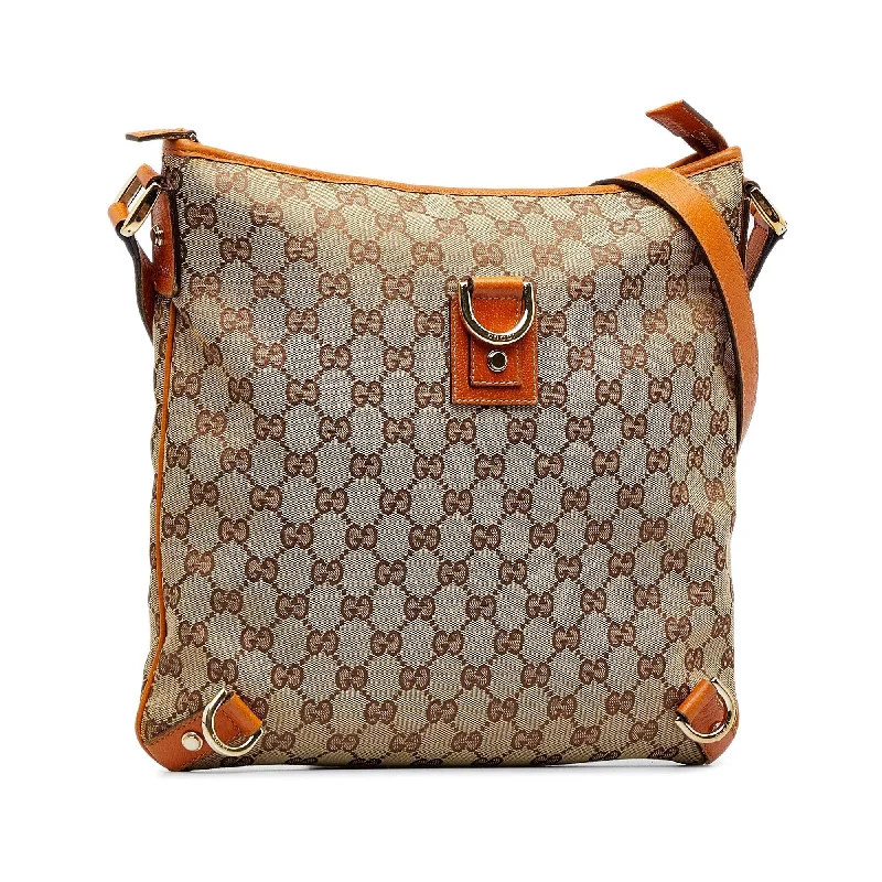 Bags For Sporty And Athletic Styles Gucci GG Canvas Abbey D-Ring Crossbody (SHG-5TLVwp)