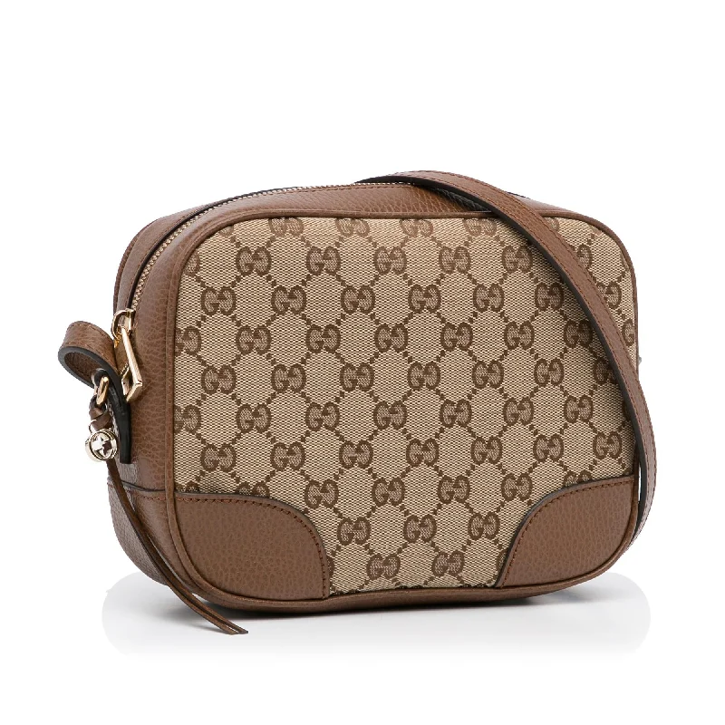 Luxury Bags On Sale Gucci GG Canvas Bree Crossbody (SHG-zogHhj)