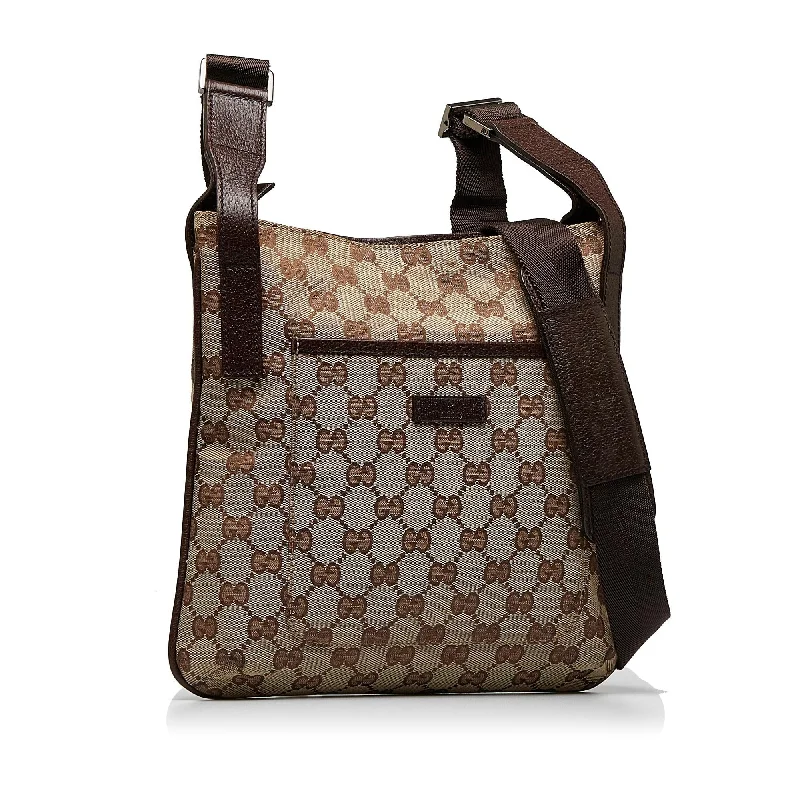 Discounted Designer Bags For Clearance Sale Gucci GG Canvas Crossbody Bag (SHG-AAZBQc)