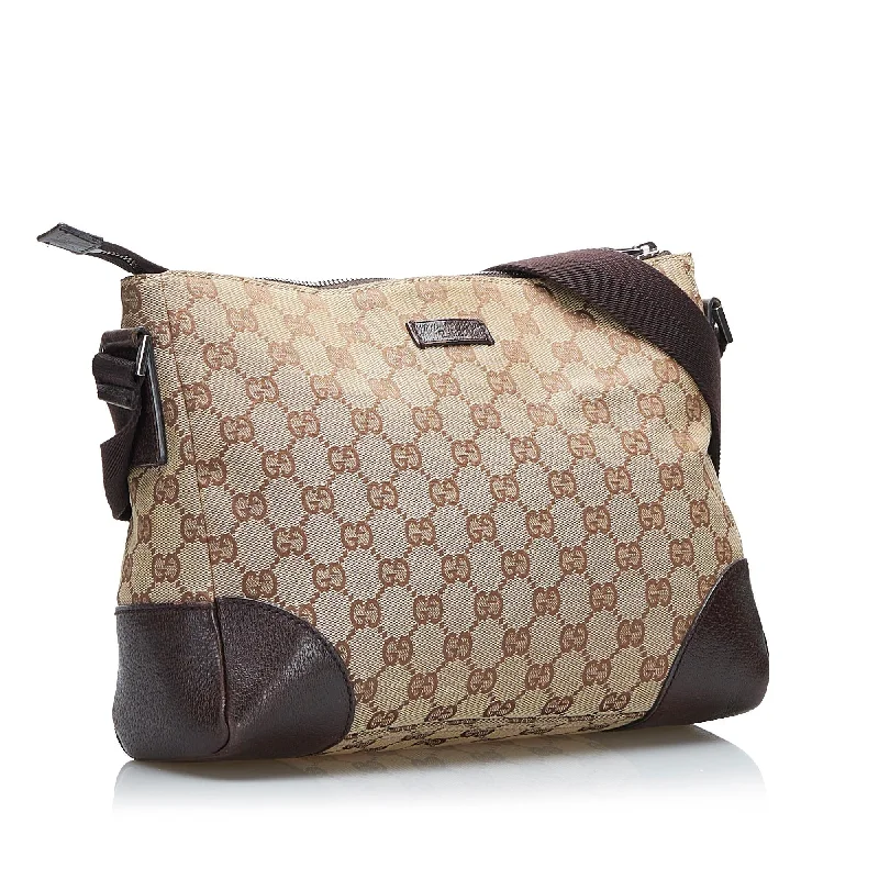 Flash Sale On Premium Bags Gucci GG Canvas Crossbody Bag (SHG-bEZWx8)