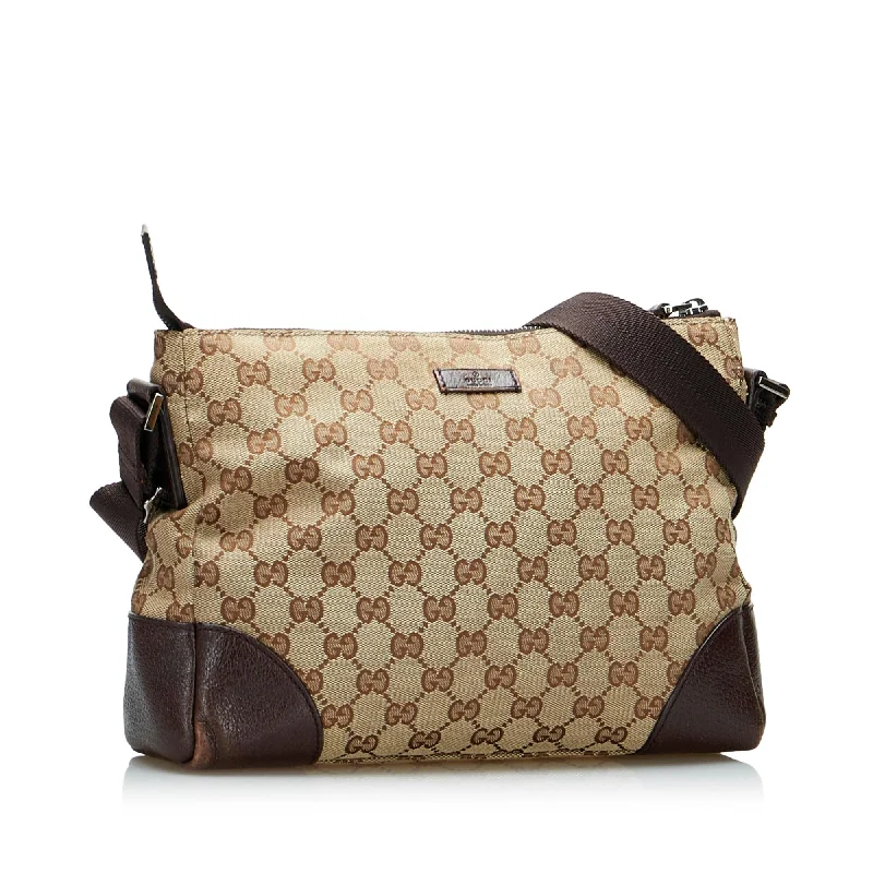 Seasonal Clearance Bags For Summer Gucci GG Canvas Crossbody Bag (SHG-cXnh8W)