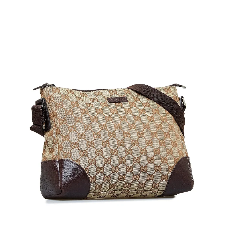 Black Friday Deals On Stylish Handbags Gucci GG Canvas Crossbody Bag (SHG-dHJ83I)
