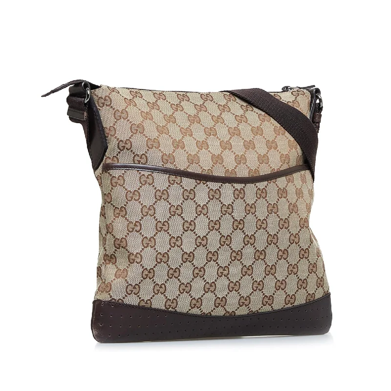 Luxury Bags Gucci GG Canvas Crossbody (SHG-87k0HK)