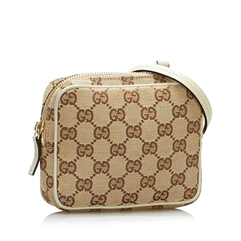 Luxury Bags For Working Professionals Gucci GG Canvas Crossbody (SHG-RefS1k)