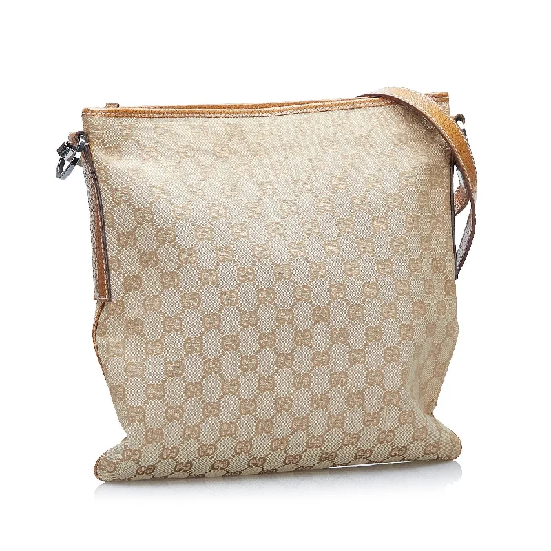 Bags For Personalized Gifts Gucci GG Canvas Crossbody (SHG-tZDWnx)
